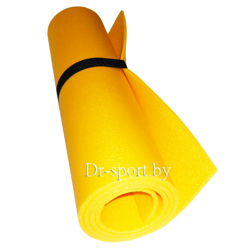 Коврик (пенка) гимнастический/туристический 6,5*0.5L1.4 желтый